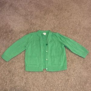 Baby Gap Green Cardigan - Green Sweater